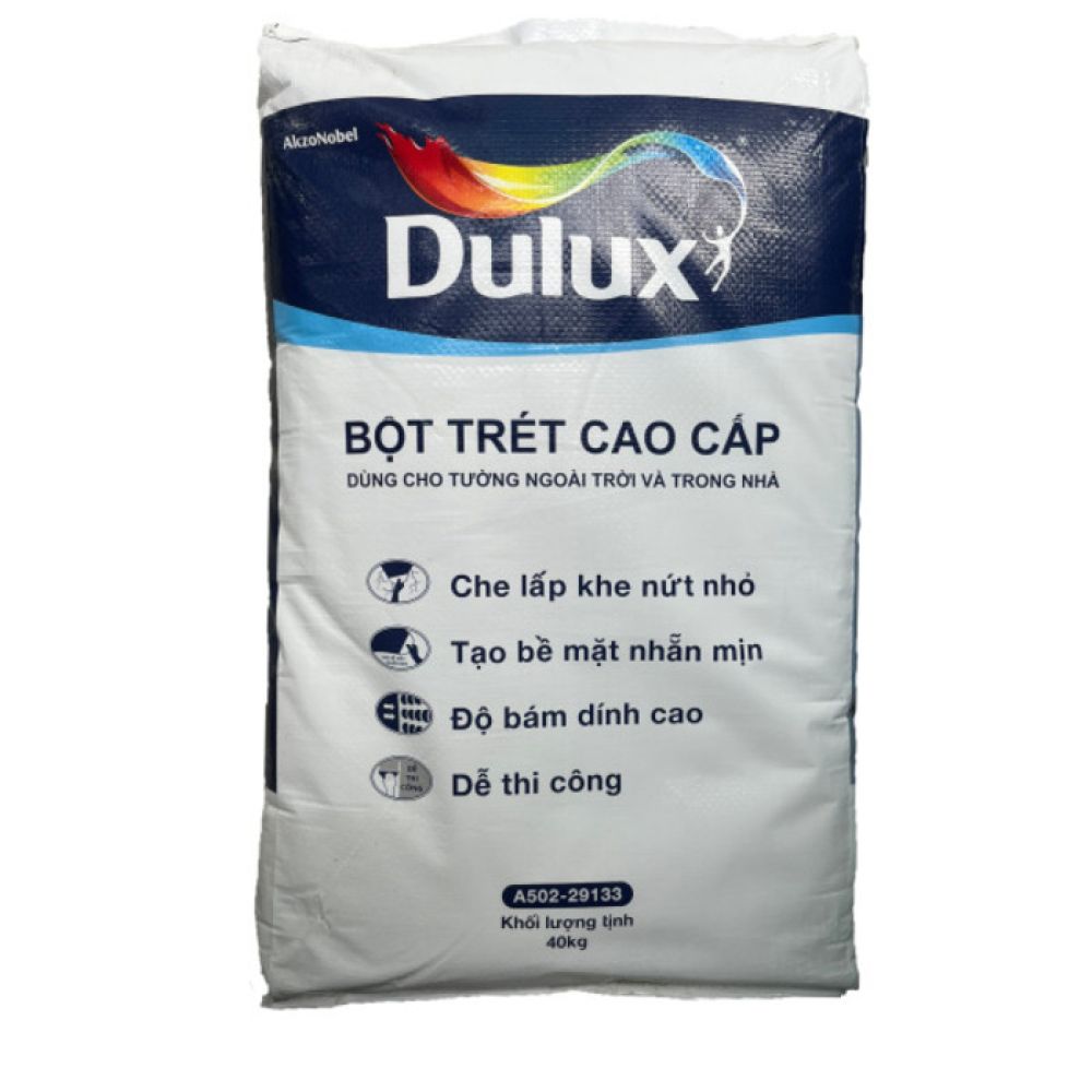 Bột trét tường cao cấp trong nhà và ngoài trời Dulux