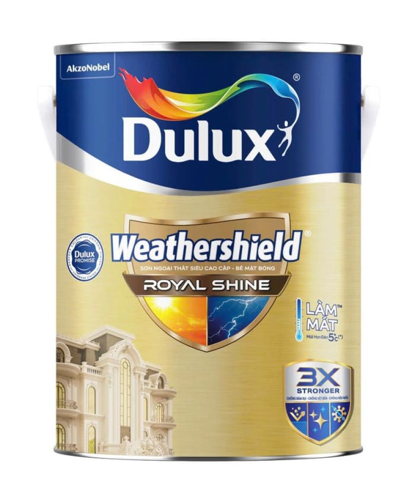 Sơn nước ngoại thất Dulux Weathershield Royal Shine 