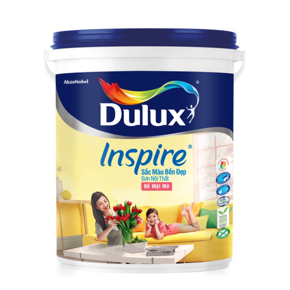 Sơn nước nội thất Dulux Inspire Bề mặt mờ DULUX-39A