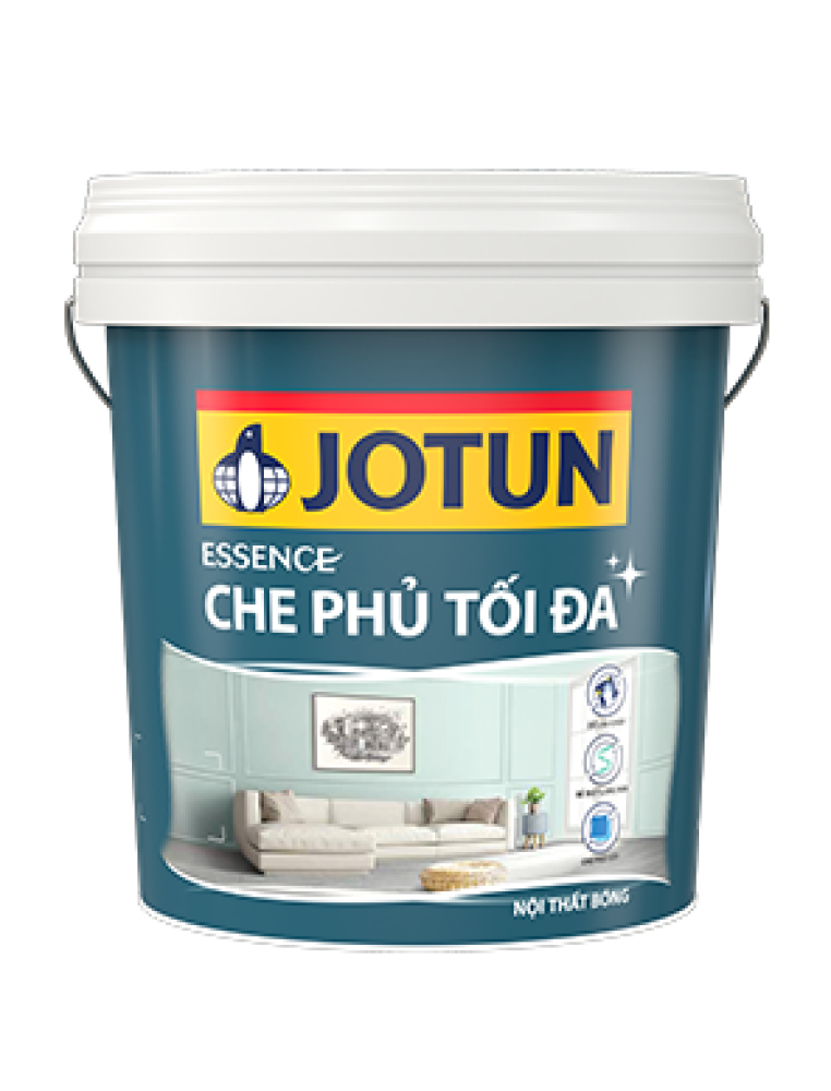 Sơn nước nội thất Jotun Essence che phủ tối đa bóng