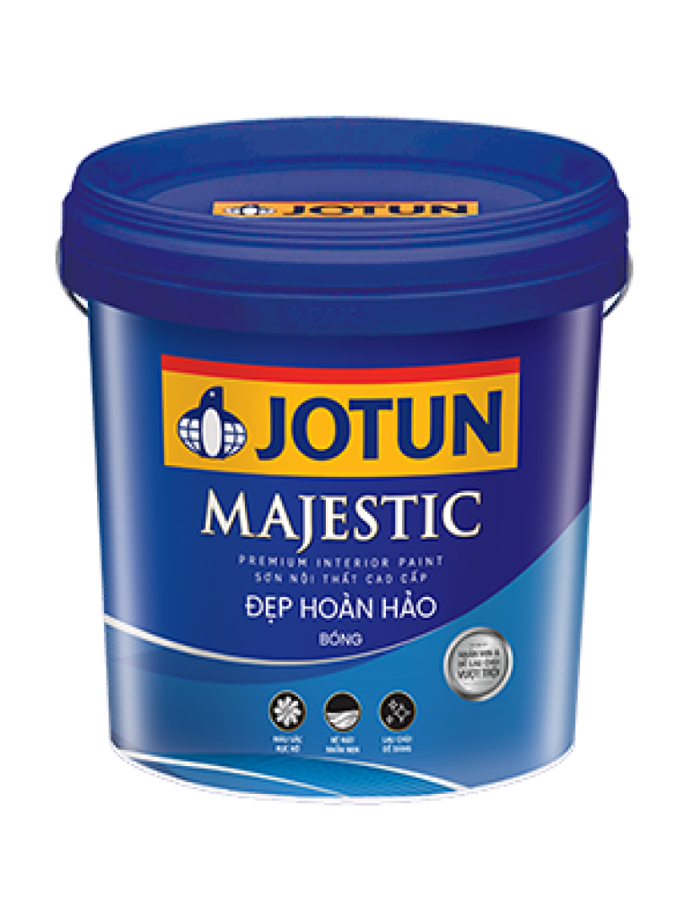 Sơn nước nội thất Jotun Majestic đẹp hoàn hảo bóng