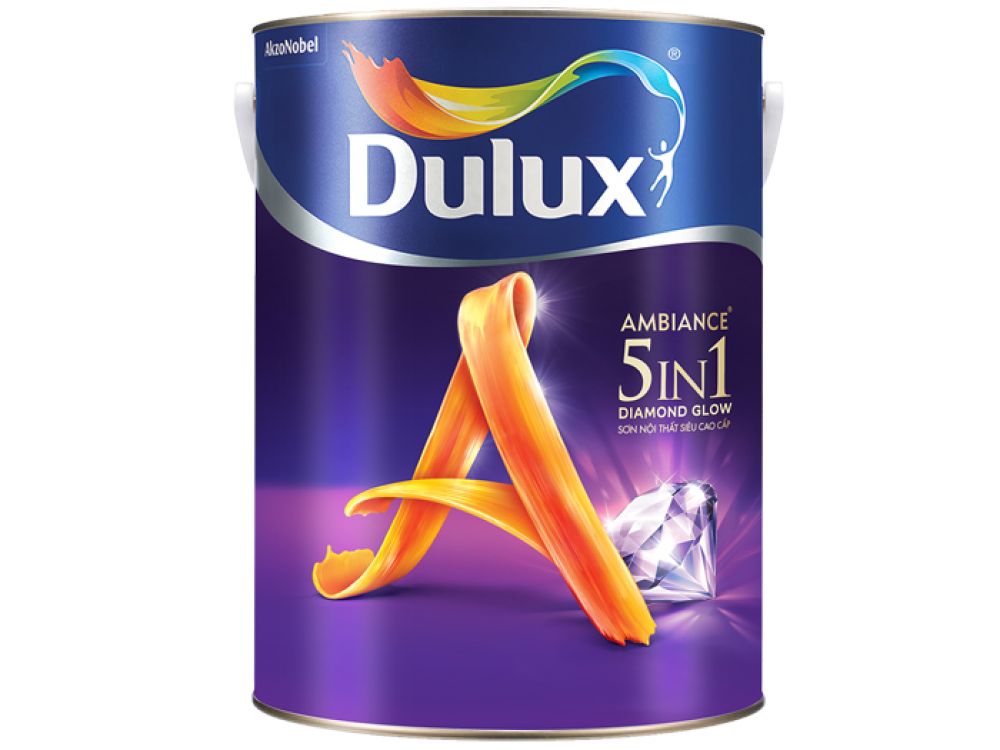 Sơn nước nội thất siêu cao cấp Dulux Ambiance 5In1 Diamond Glow Siêu bóng DULUX-66AB