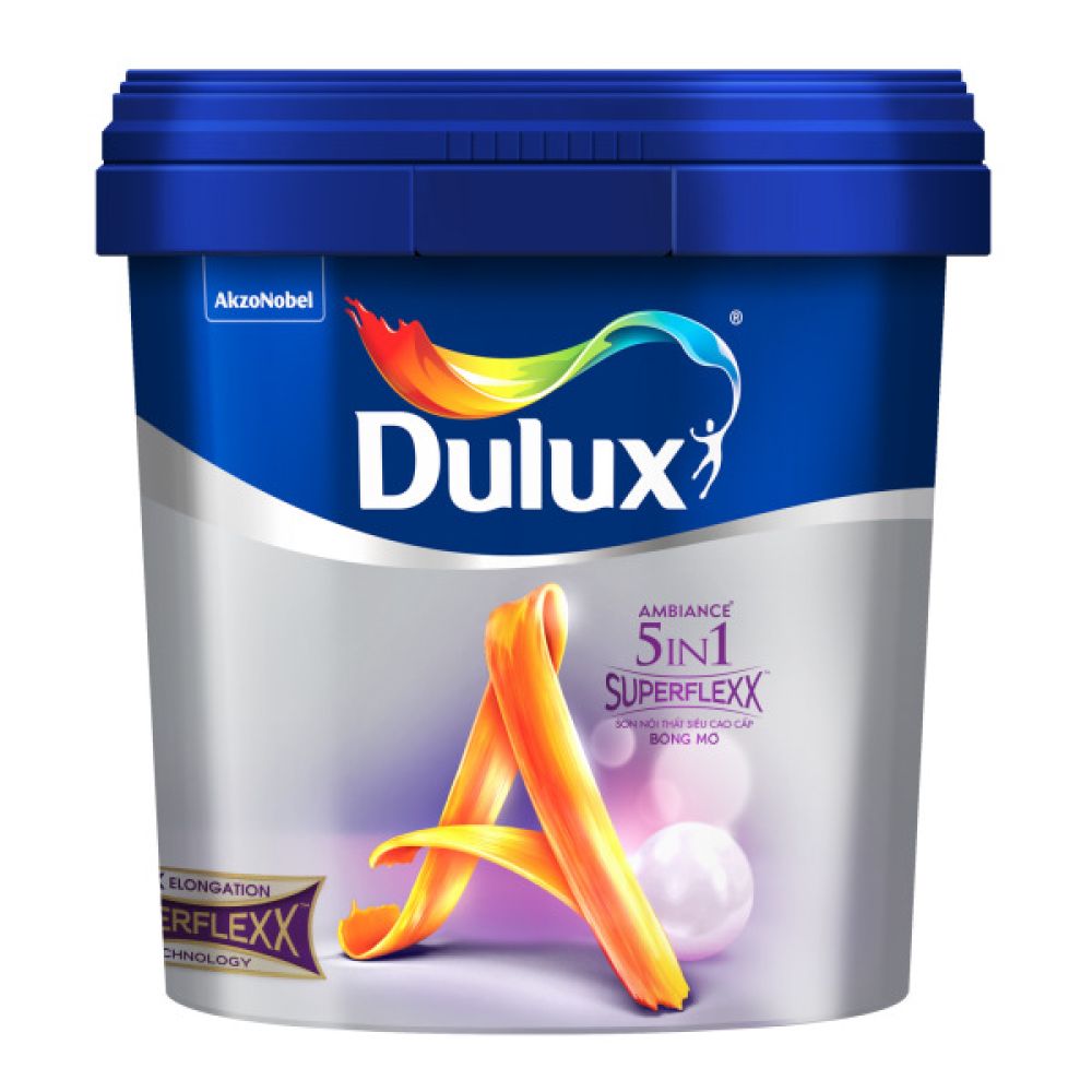 Sơn nước nội thất siêu cao cấp Dulux Ambiance 5In1 Superflexx Bóng mờ DULUX-Z611