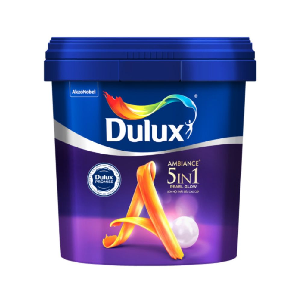 Sơn nước nội thất siêu cao cấp Dulux Ambiance 5In1Pearl Glow Bóng mờ DULUX-66A