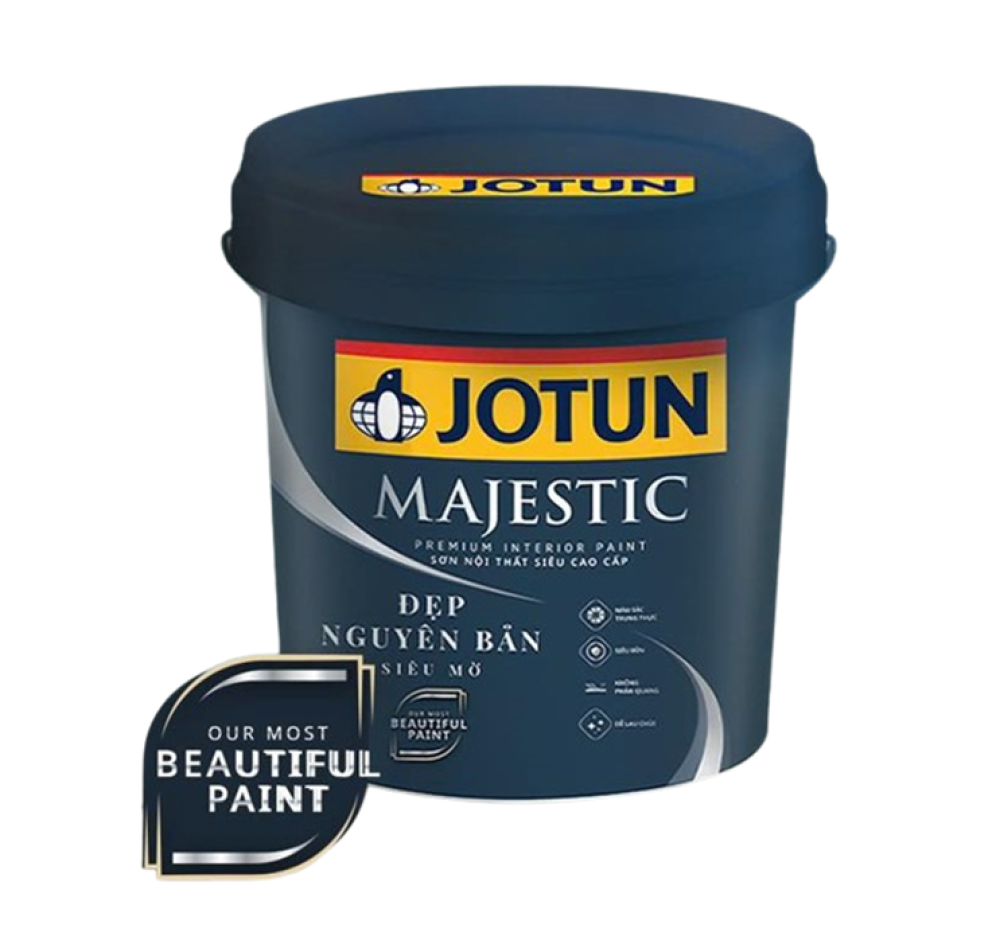 Sơn nước nội thất siêu cao cấp Jotun Majestic Đẹp Nguyên Bản