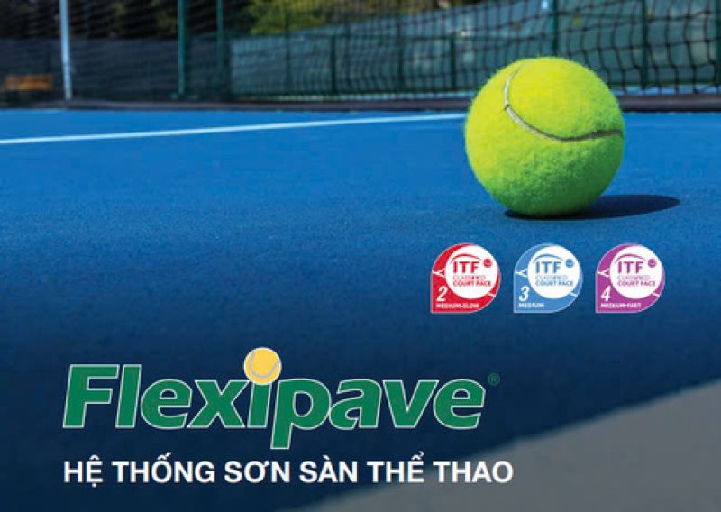 BẢNG MÀU SƠN SÂN THỂ THAO FLEXIPAVE